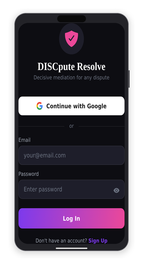 Login Screen
